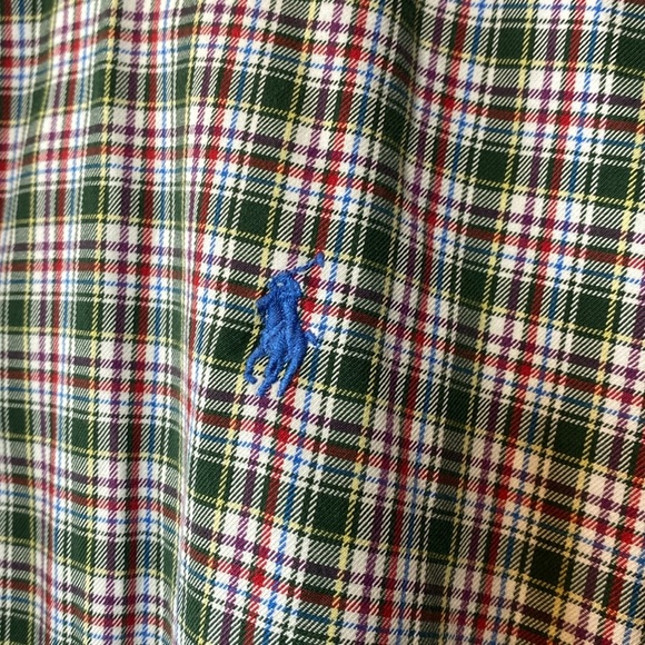 Ralph Lauren Blake Button Down Shirt Men’s Large Plaid Long Sleeve Casual Top - Picture 5 of 12